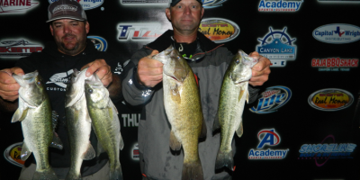 CHARLES WHITED AND BILL POLKINGHORN UP TO THEIR OLD TRICKS ON A NEW CANYON LAKE